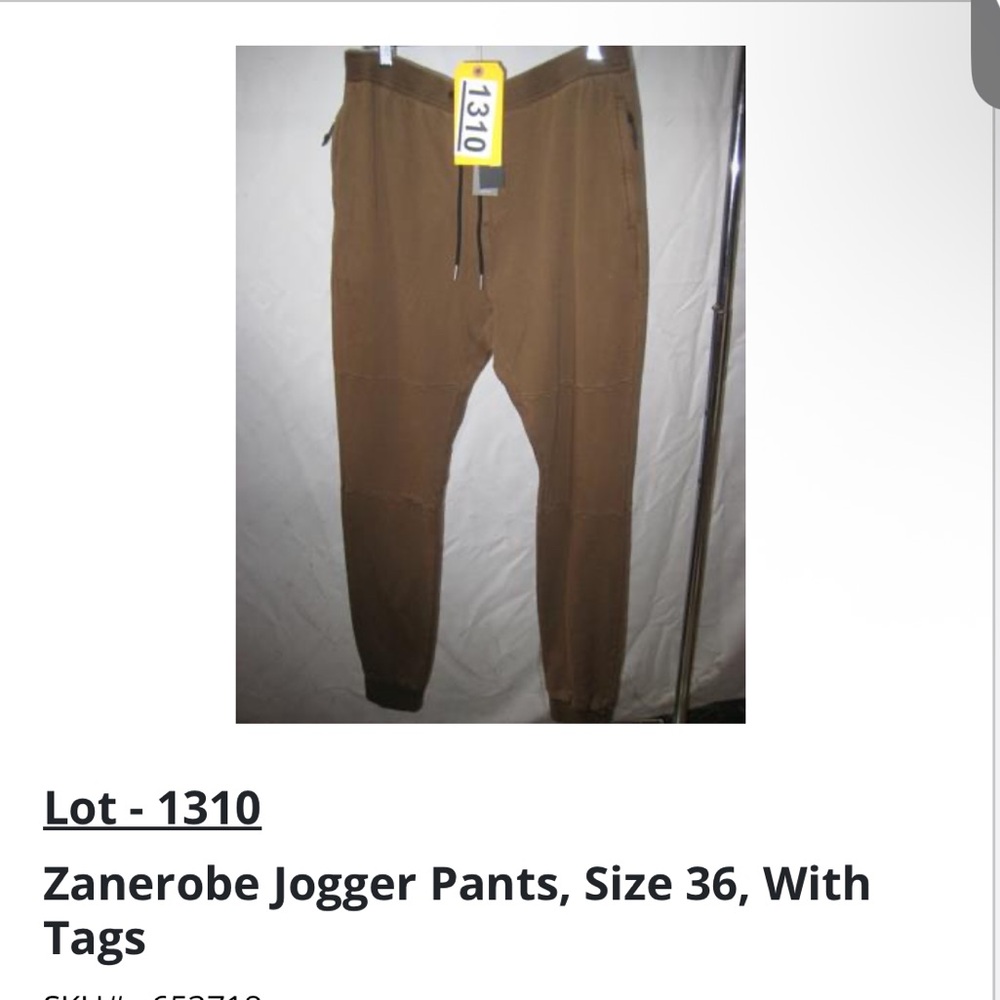 Zanerobe Tan Jogger Pants